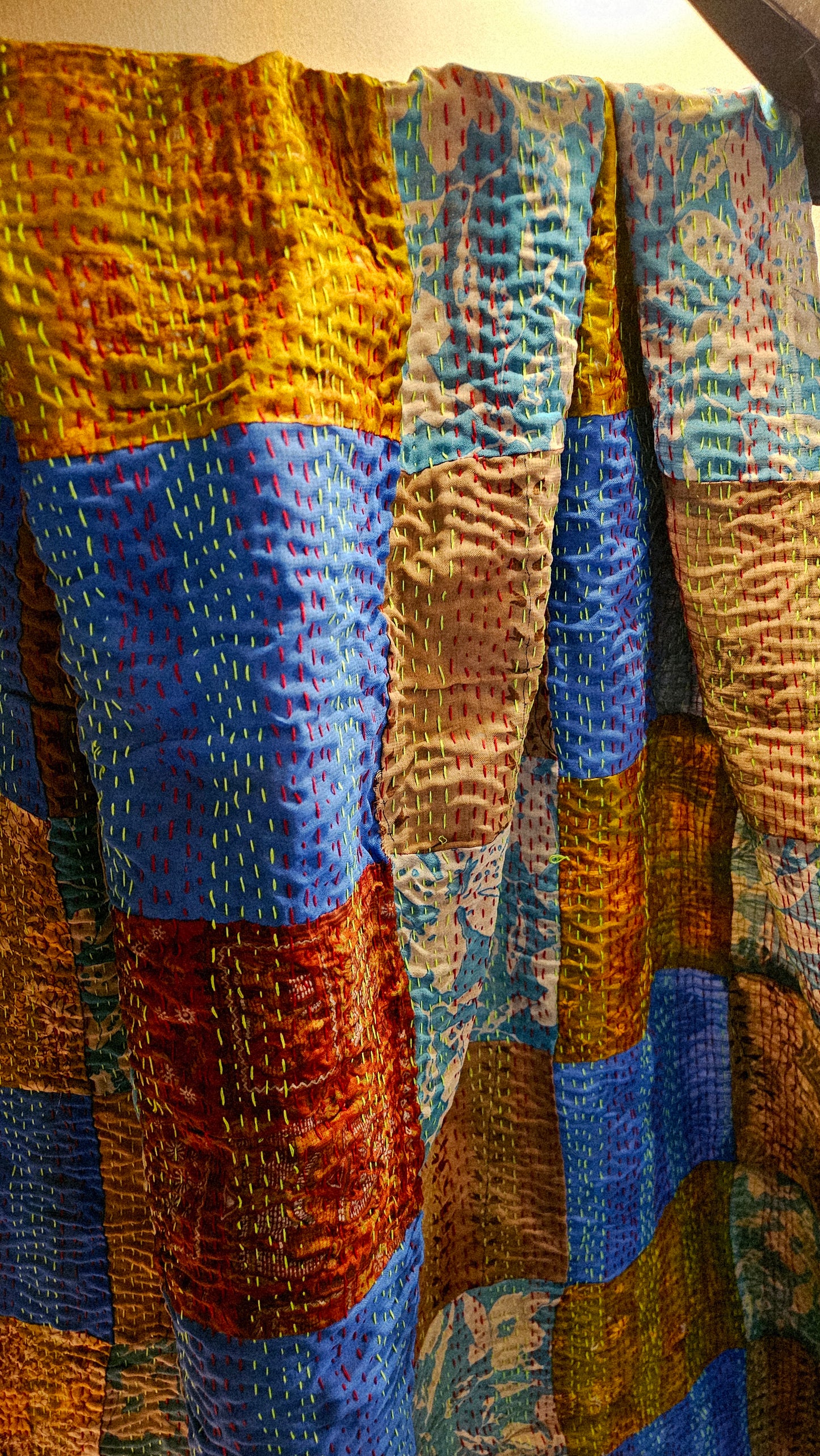 Rilli hand embroidered duapta