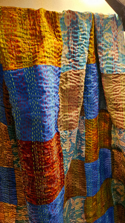 Rilli hand embroidered duapta