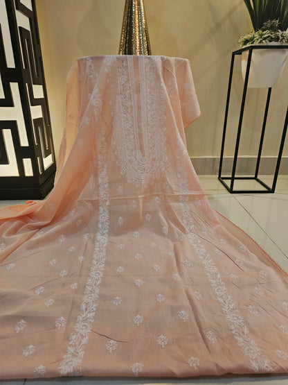 Lawn embroidered two piece
