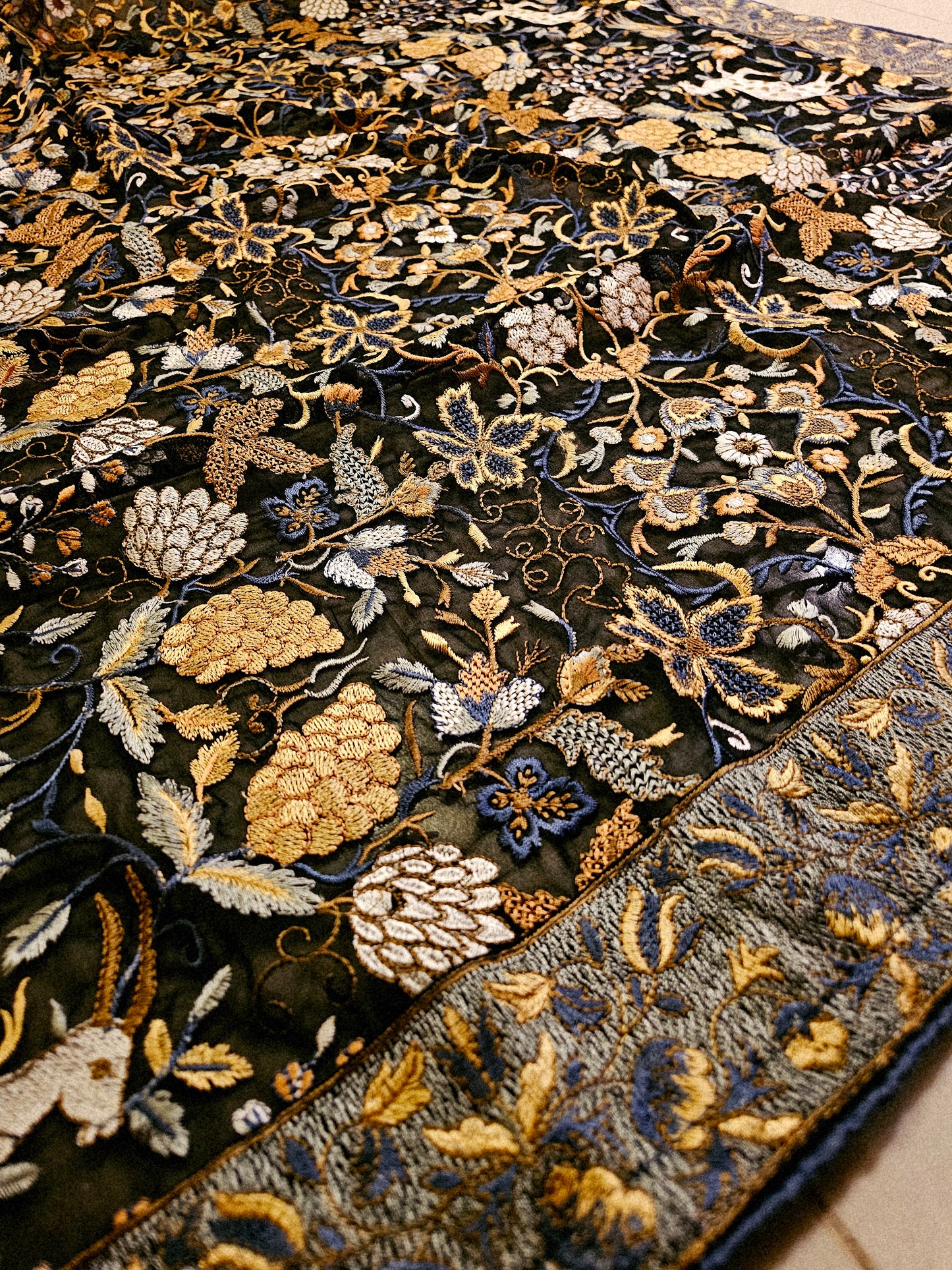 Georgete embroidered dupata