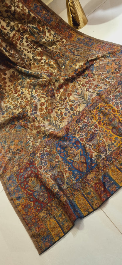 Moonlight silky pashmina kaani shawl