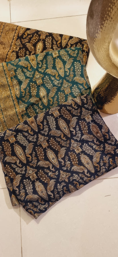 Peacock zaree kaani pashmina shawl