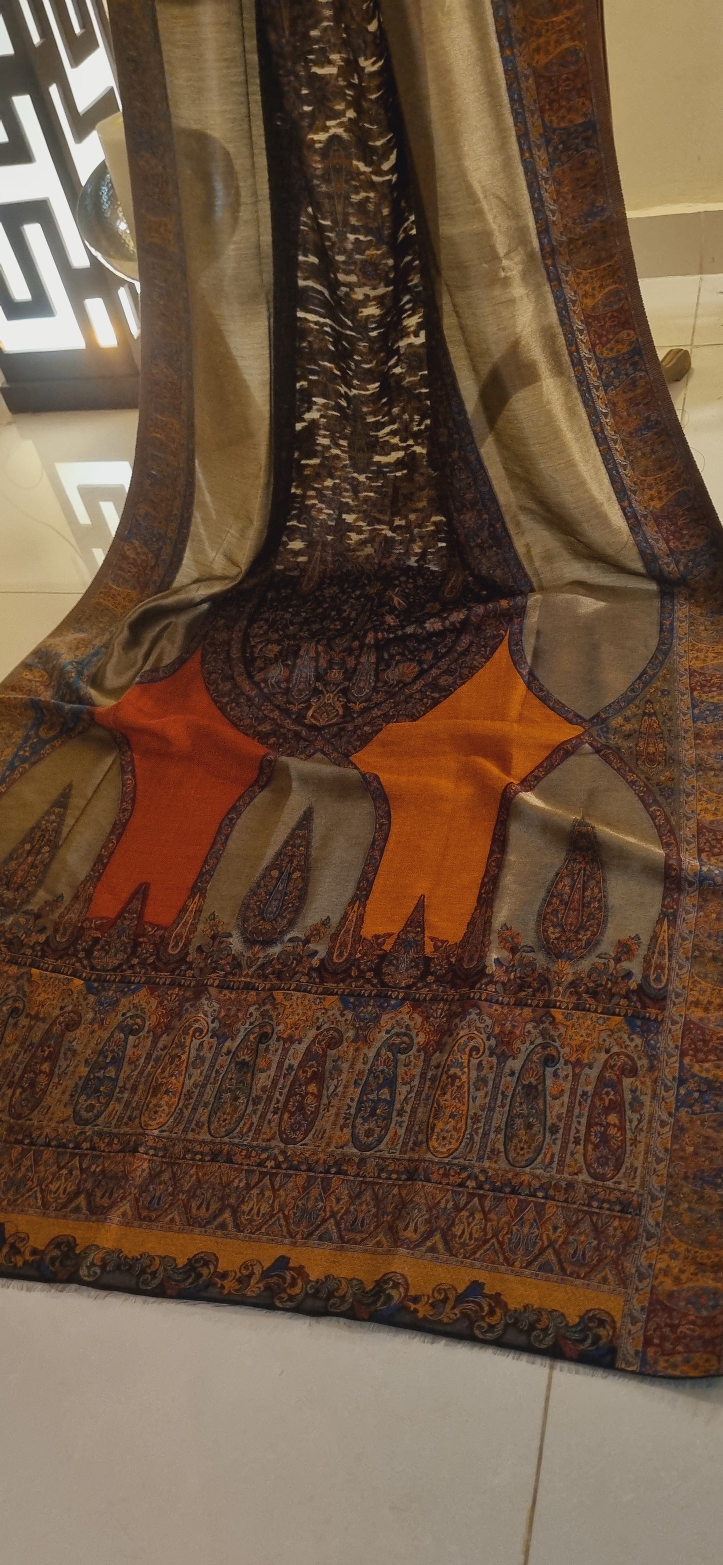 Moonlight silky pashmina shawl