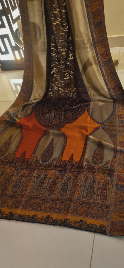 Moonlight silky pashmina shawl