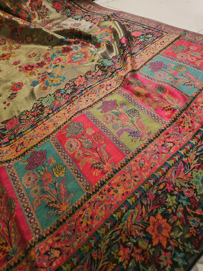 Silky moonlight kaani shawl