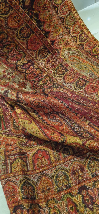 Moonlight gandhara reversible kaani shawl