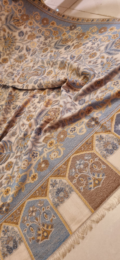 Woollen pashmina kaani shawl