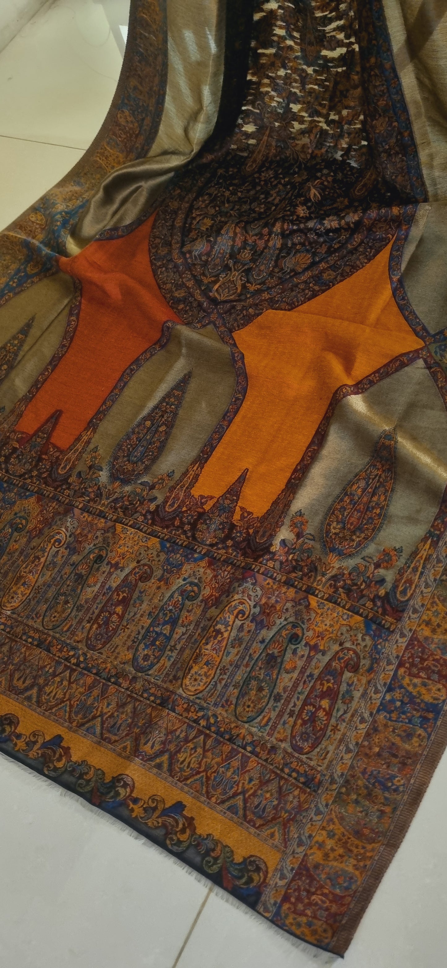 Moonlight silky pashmina shawl