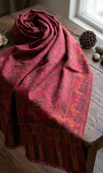 Kaani suit/shawl: woollen pashmina