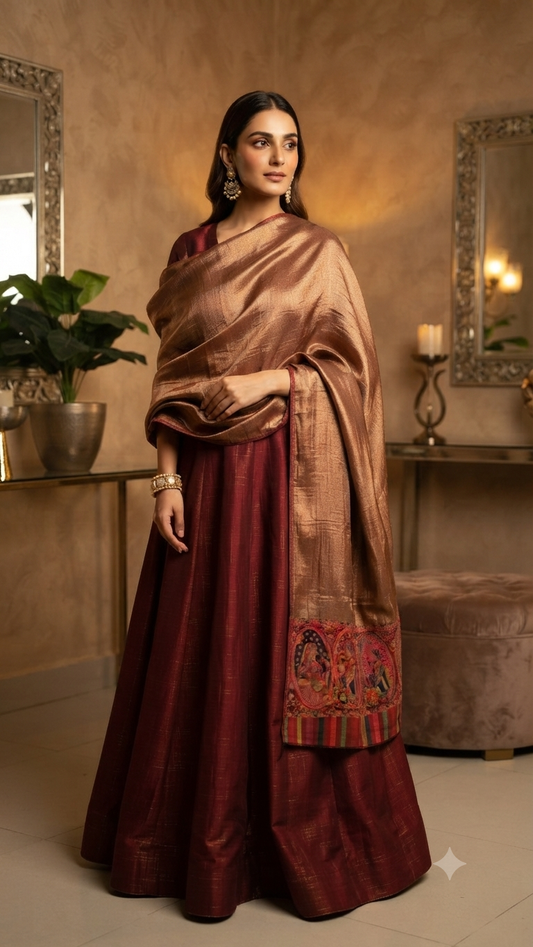 Reversible Kaani: Pashmina