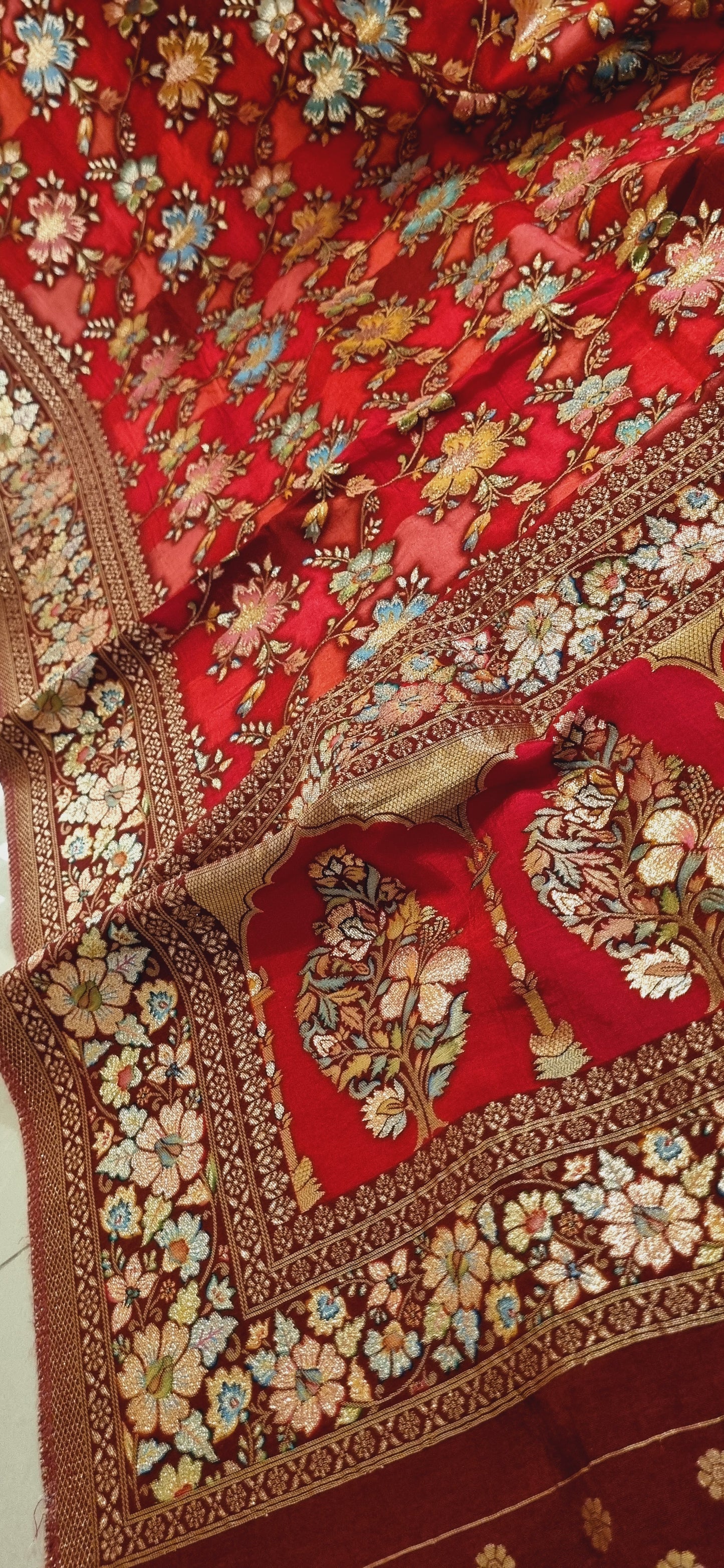 Meenakari patola silk dupatta
