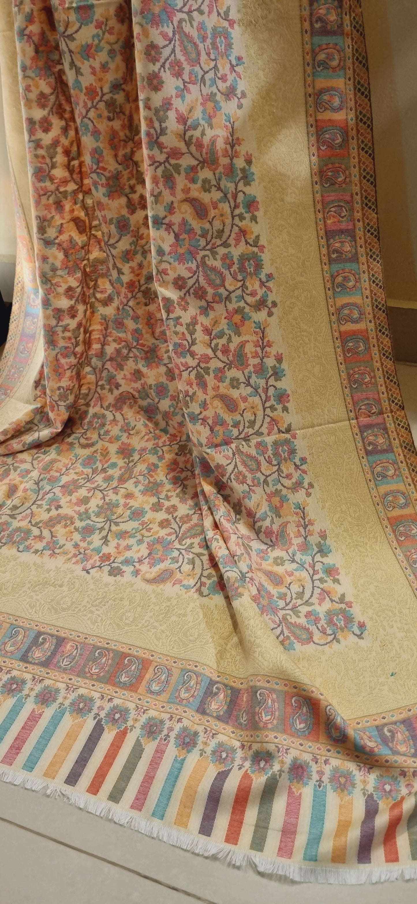 Pashmina Moonlight kaani shawl