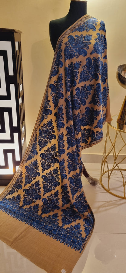 Pashmina embroidered Mini shawl