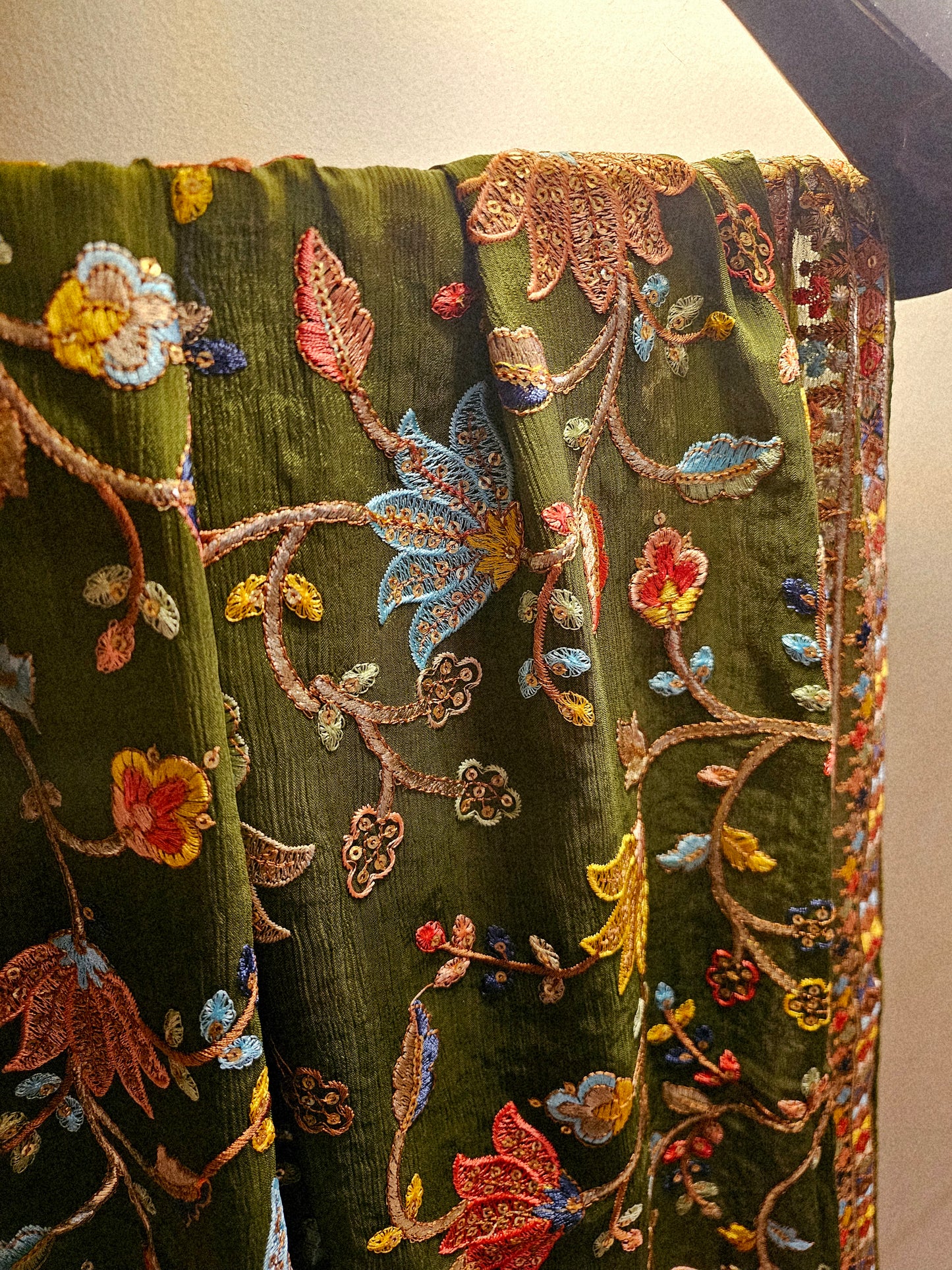 Georgete embroidered dupata