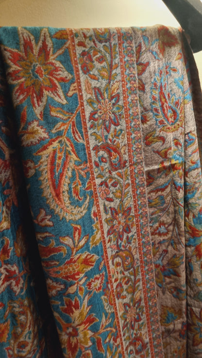 Reversible kaani shawl