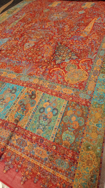 Kaani shawl: silk