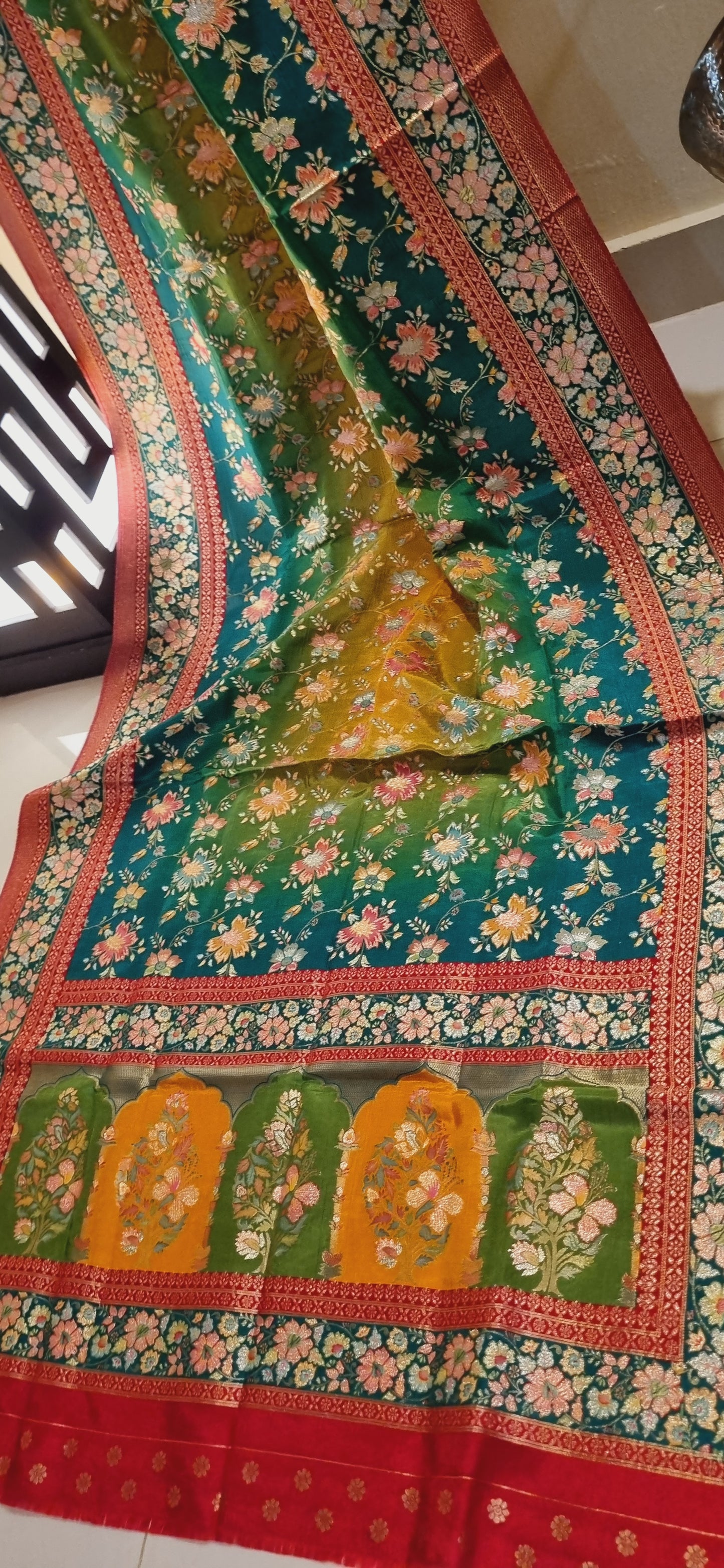 Meenakari patola silk dupatta