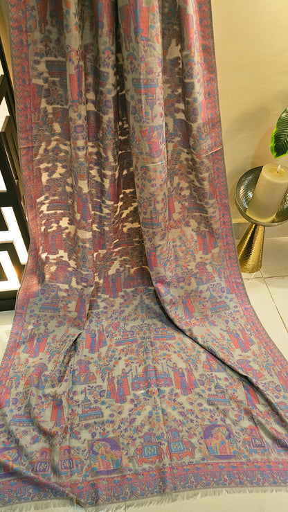 Kaani shawl: woollen pashmina