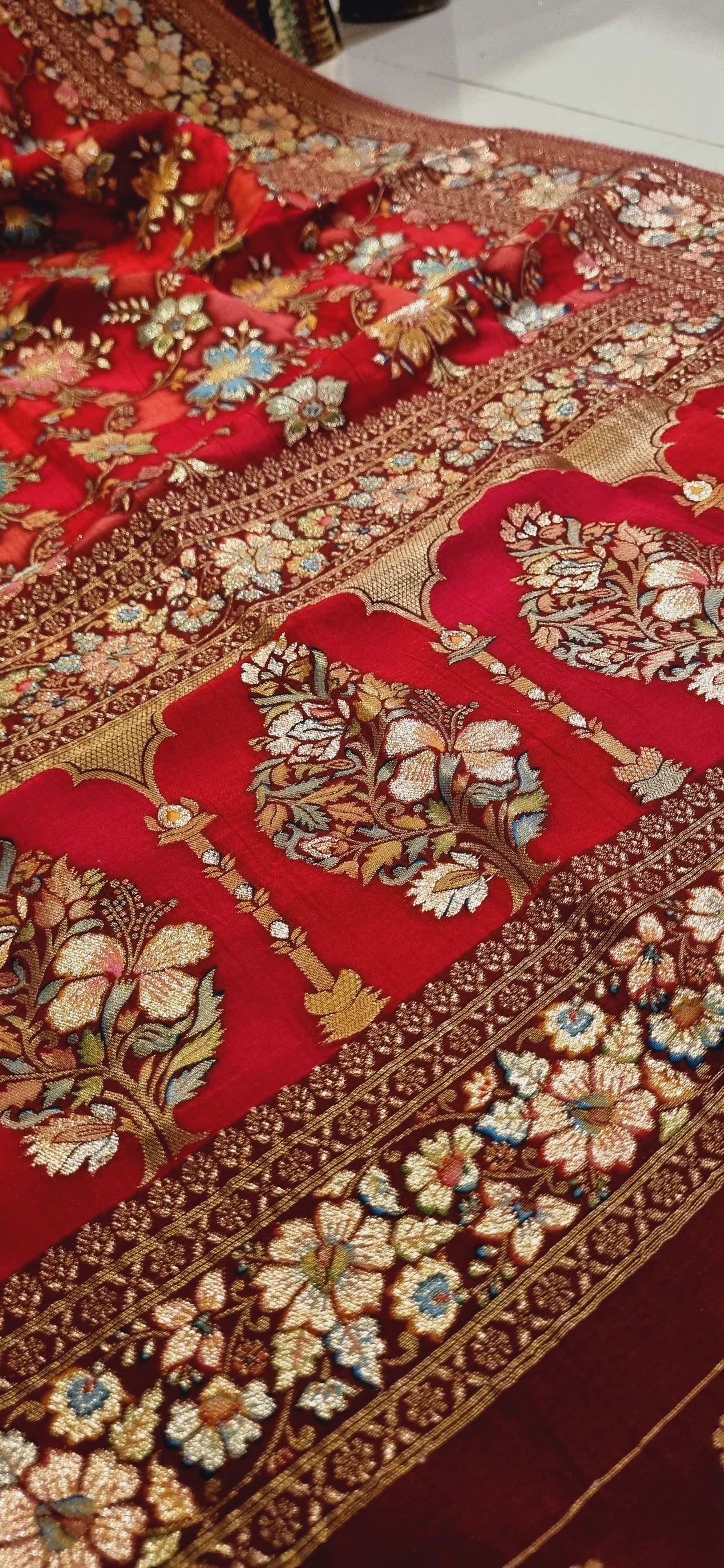 Meenakari patola silk dupatta