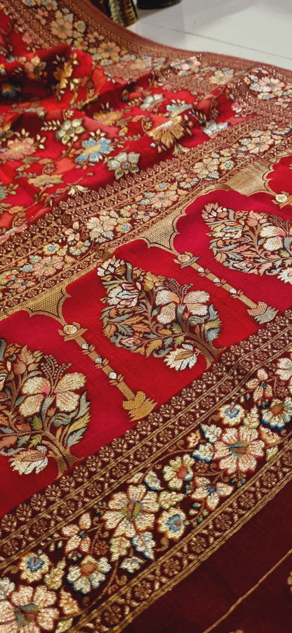 Meenakari patola silk dupatta