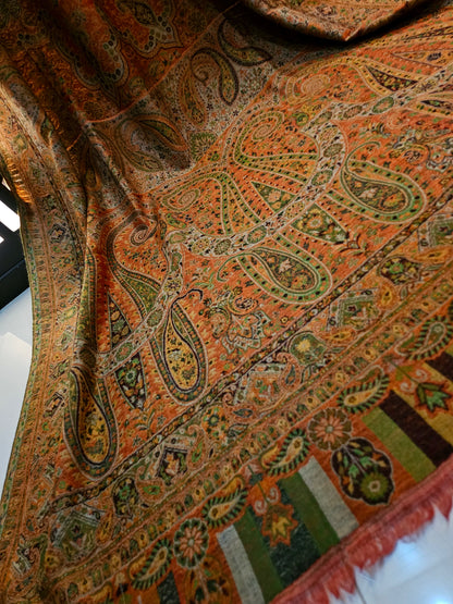 Tabraiz persian kaani pashmina shawl