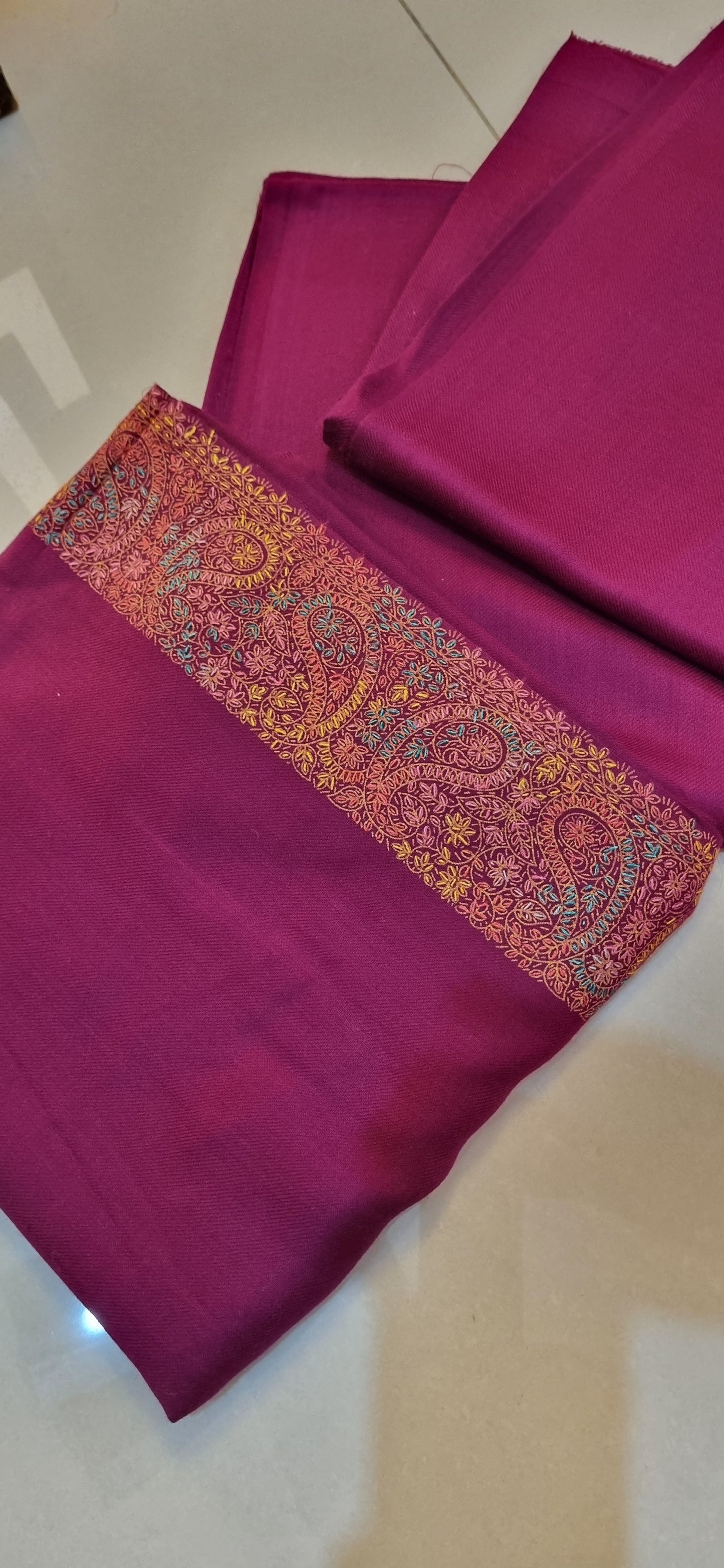 Three piece pashmina suit