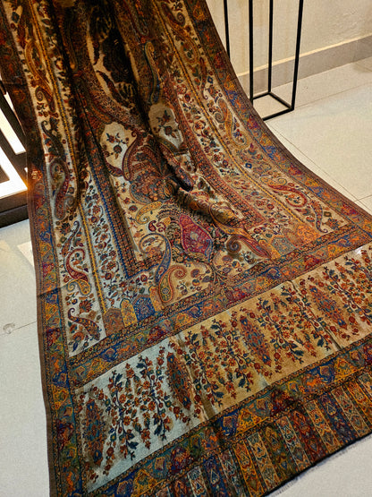 Silky moonlight kaani shawl/dupata