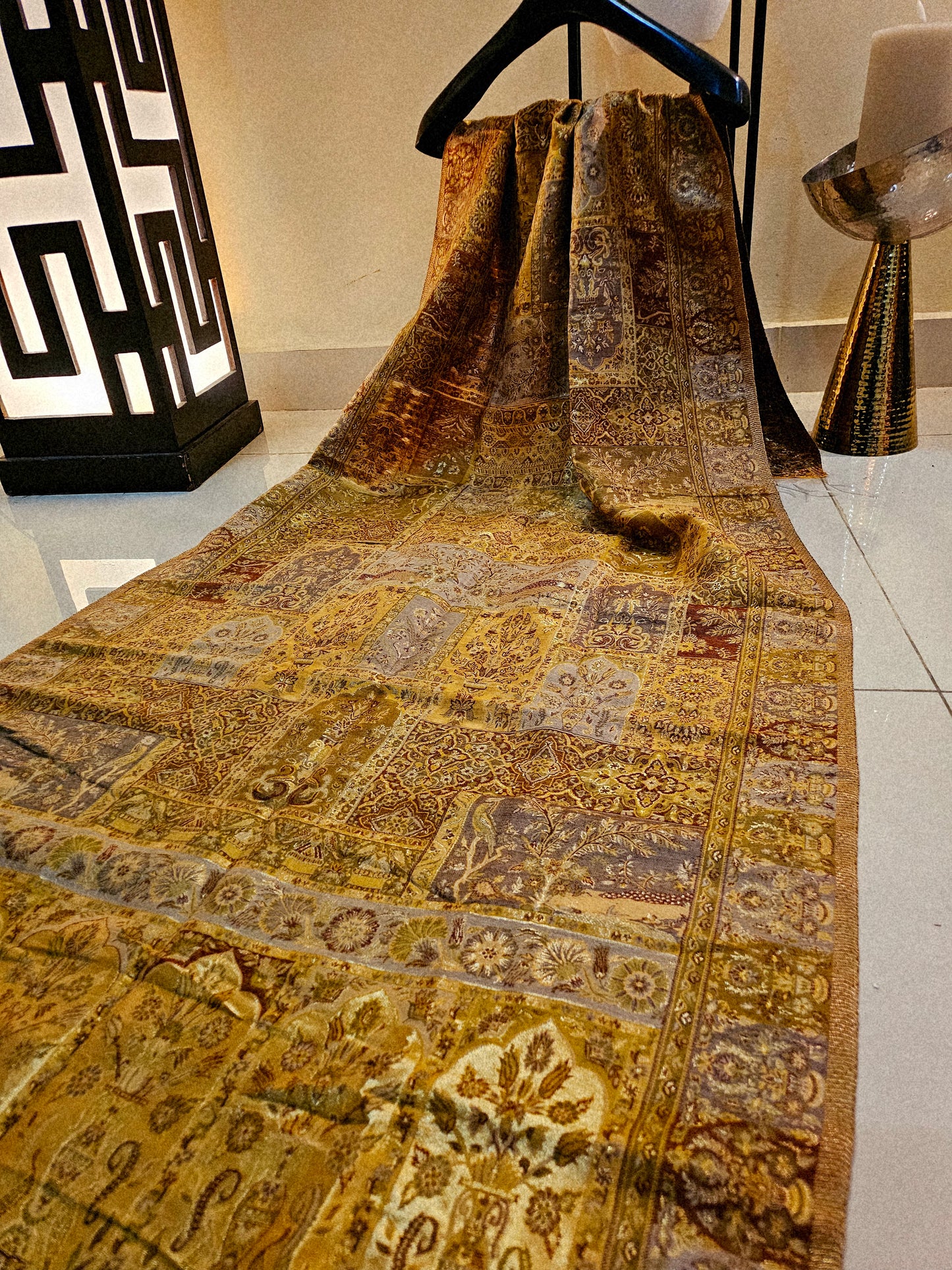 Silk kaani minshawl