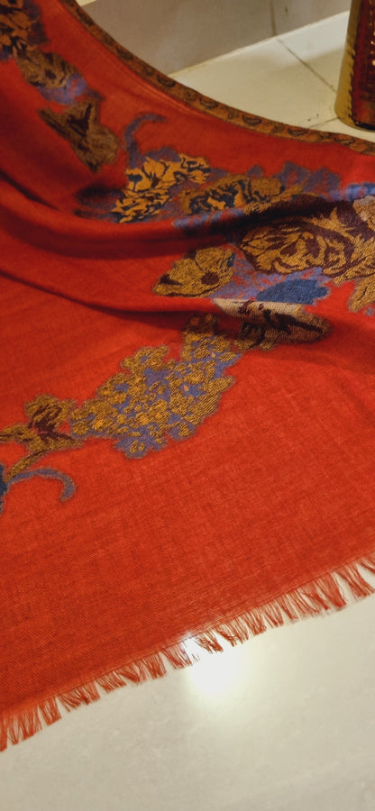 Woolen pashmina kaani shawl
