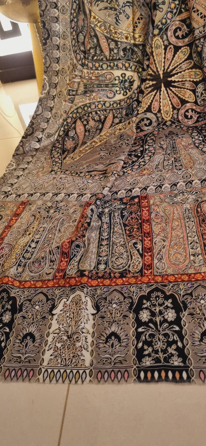 Reelkar embroidered pashmina