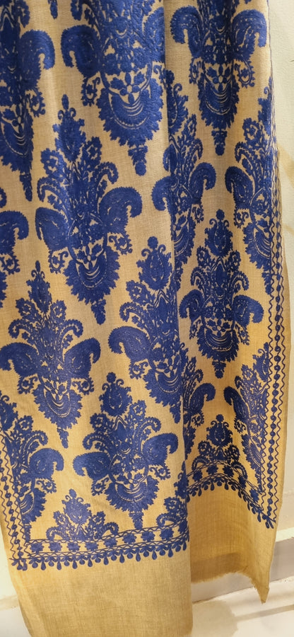 Embroidered minishawl pashmina