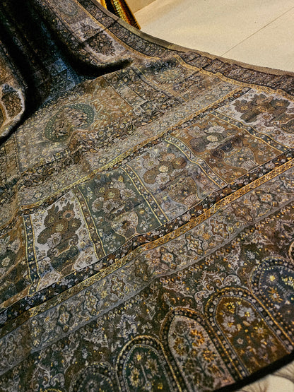 Silk kaani minishawl