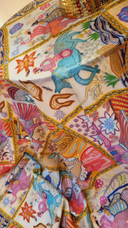 Mughal reelkar pashmina