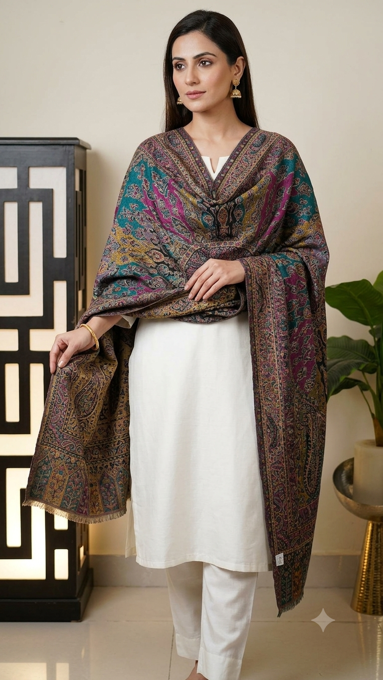 Reversible Persian kaani: Toosh