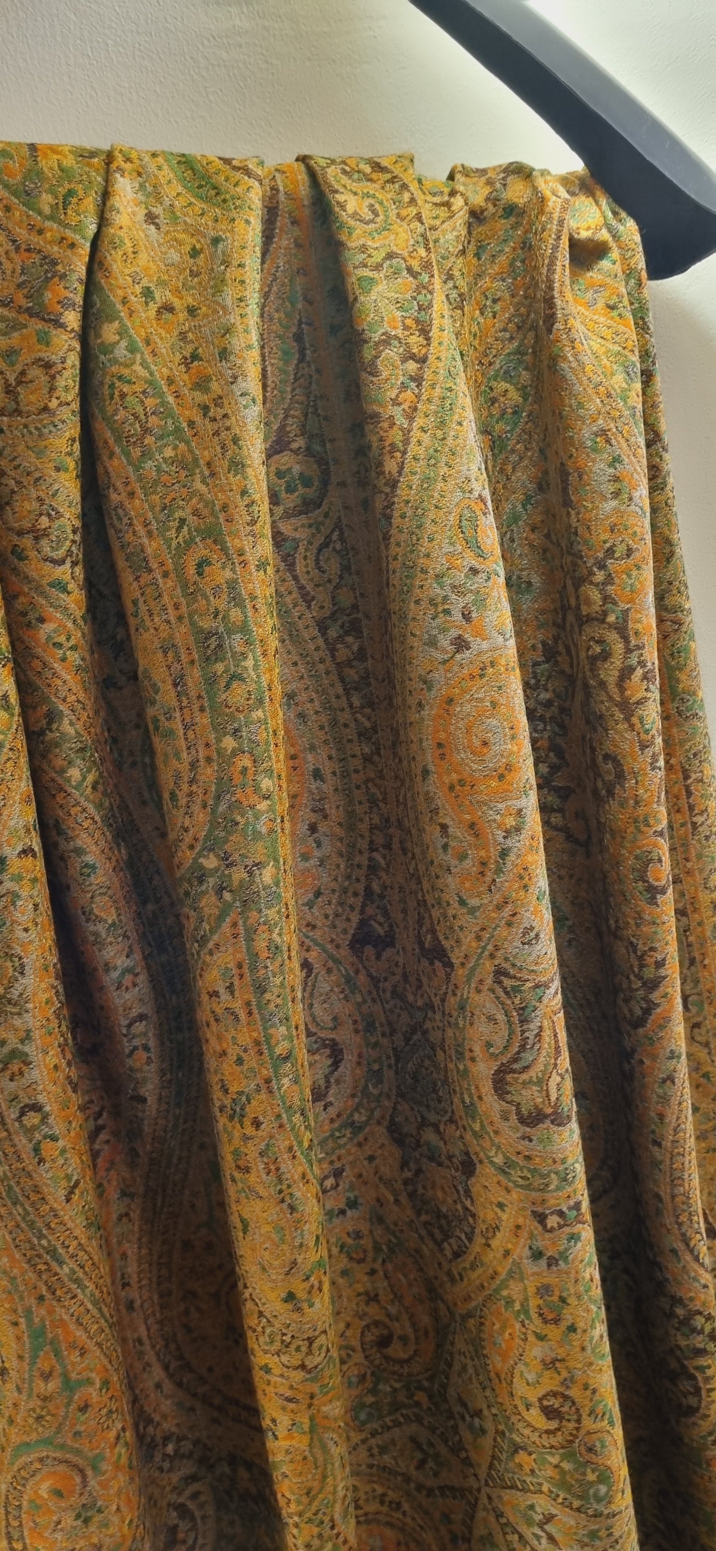 Reversible persian toosh kaani shawl