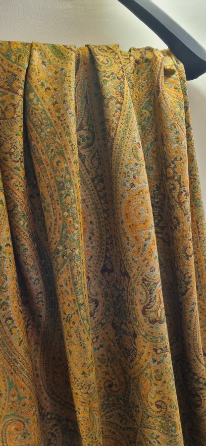 Reversible persian toosh kaani shawl