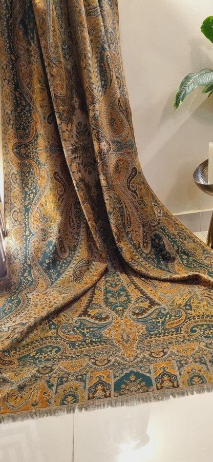 Reversible persian kaani shawl