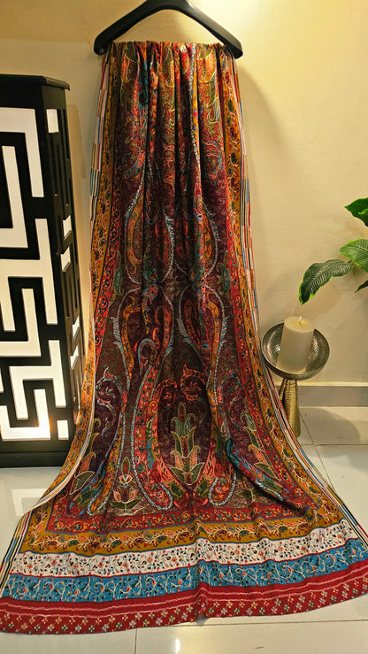 Reelkar embroidered: Pashmina
