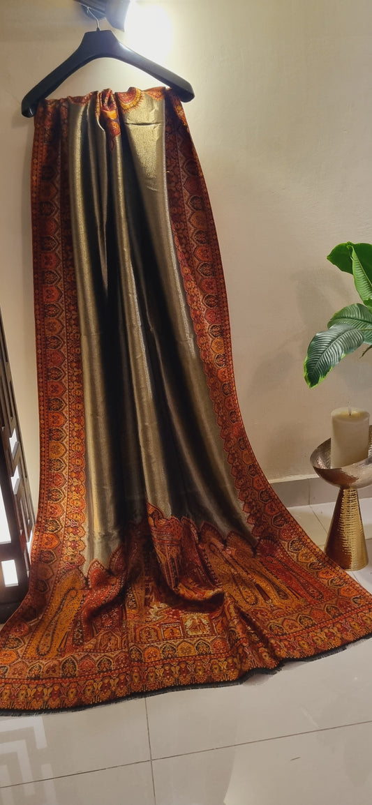 Moonlight gandhara kaani reversible shawl
