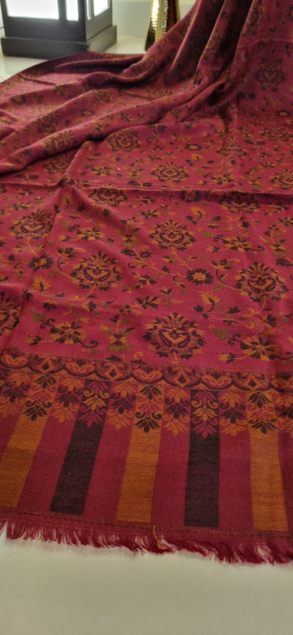 Woolen pashmina kaani shawl