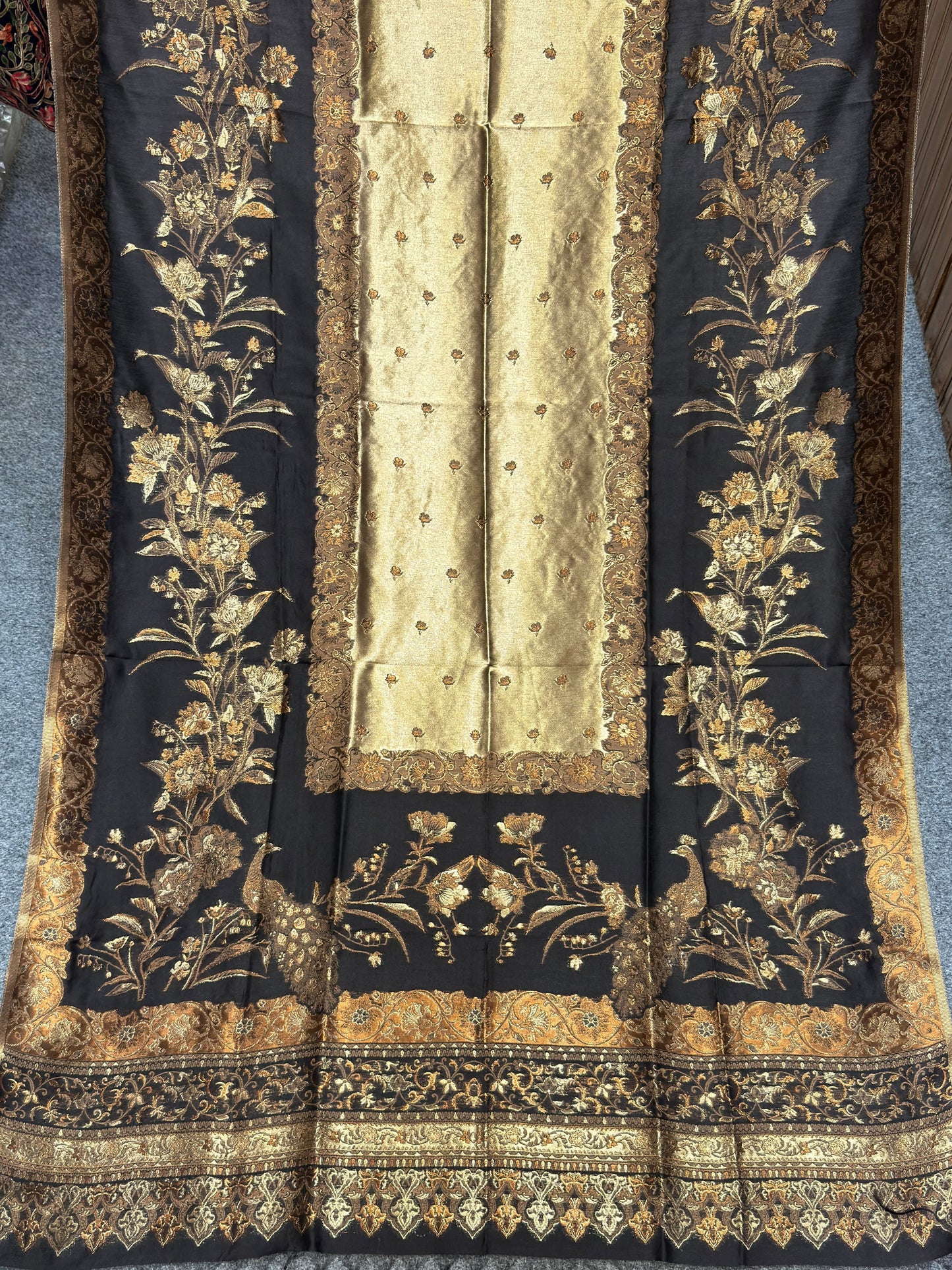 Moonlight silk kaani shawl