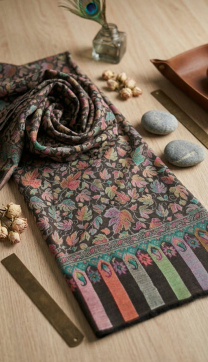 Kaani suit Three piece: Pashmina