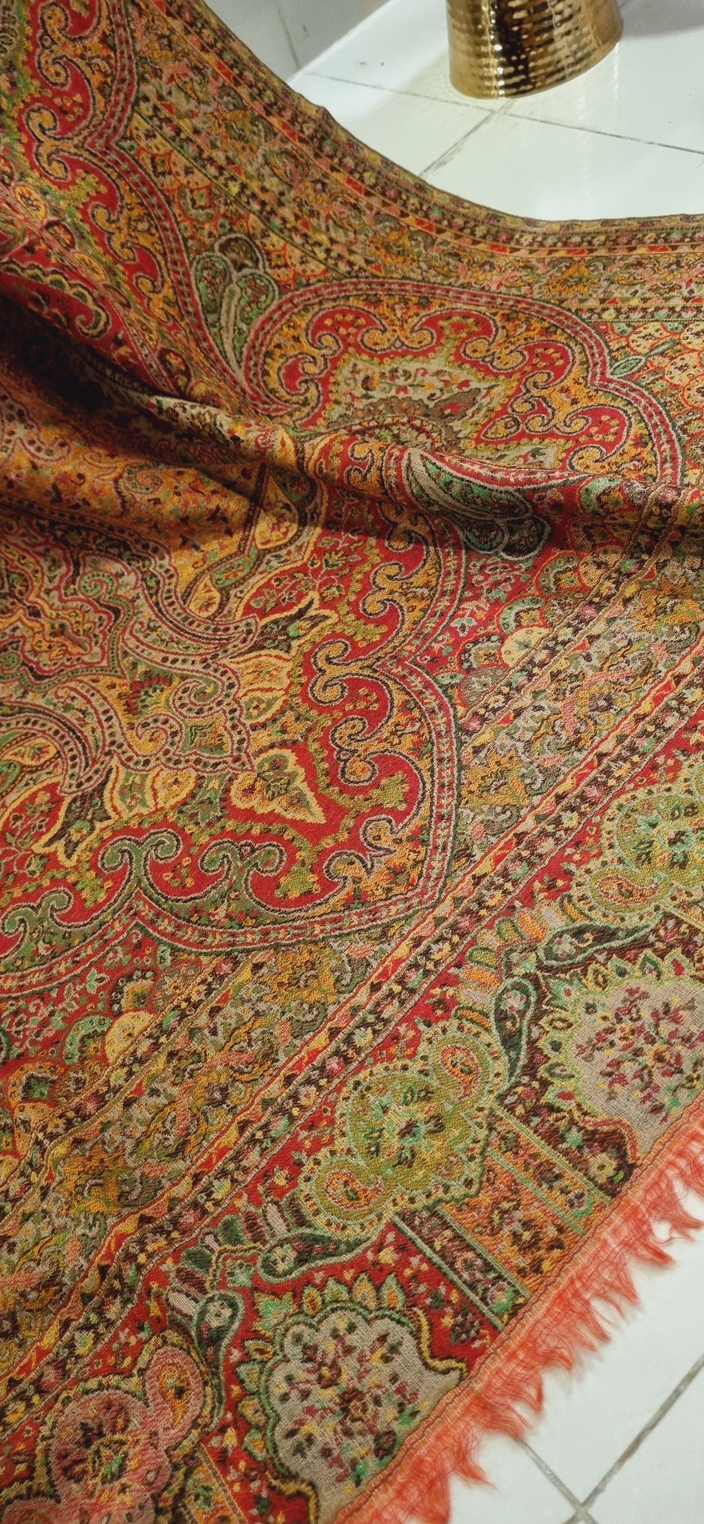 Reversible Persian kaani shawl