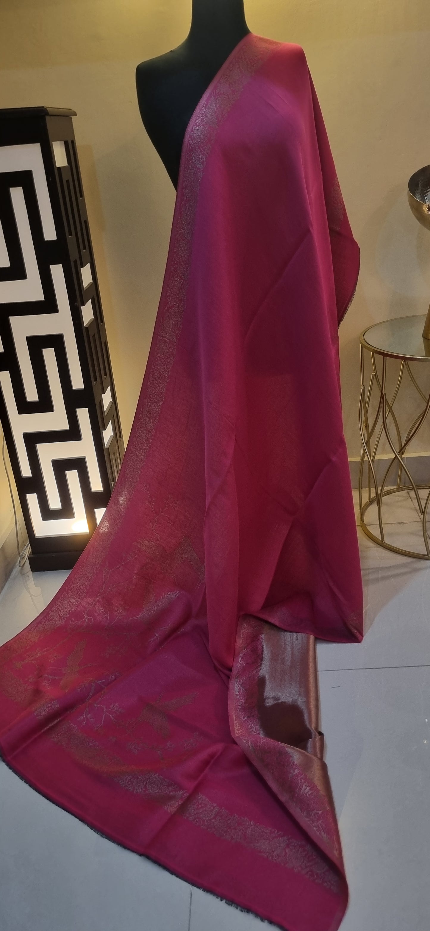 Moonlight reversible shawl