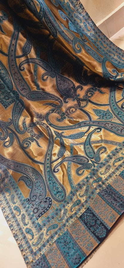 Reversible moonlight kaani shawl