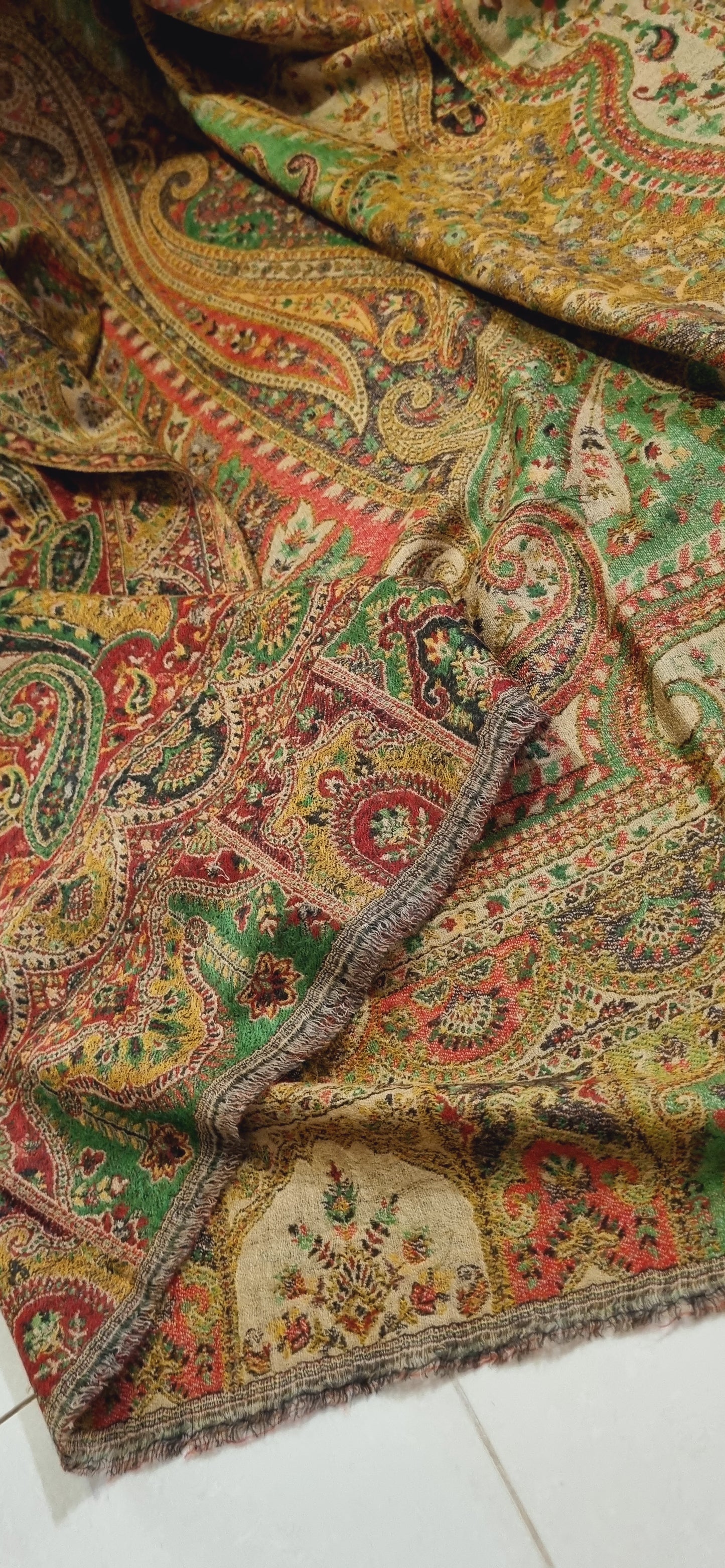 Persian reversible kaani Pashmina shawl