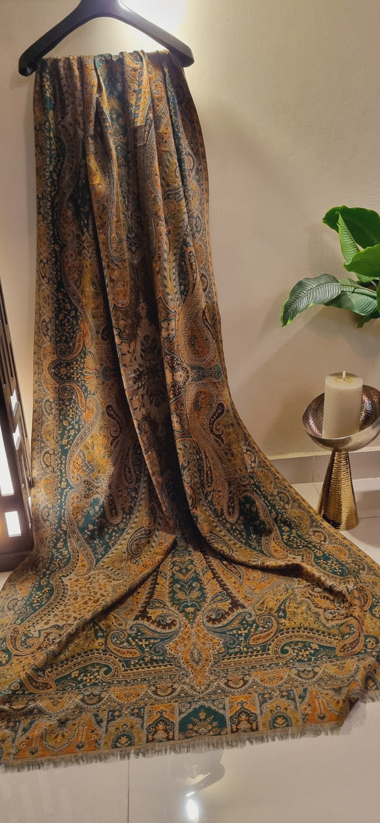 Reversible persian kaani shawl