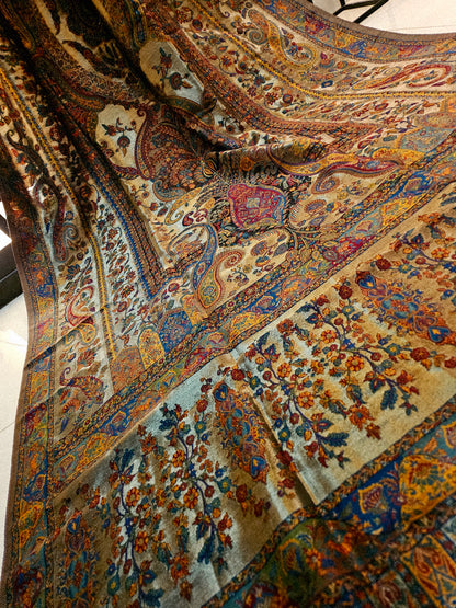 Silky moonlight kaani shawl/dupata