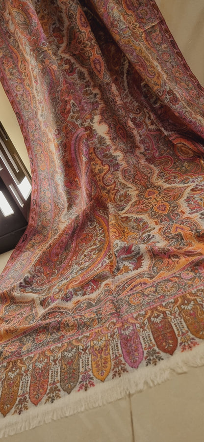 Persian kaani antique shawl