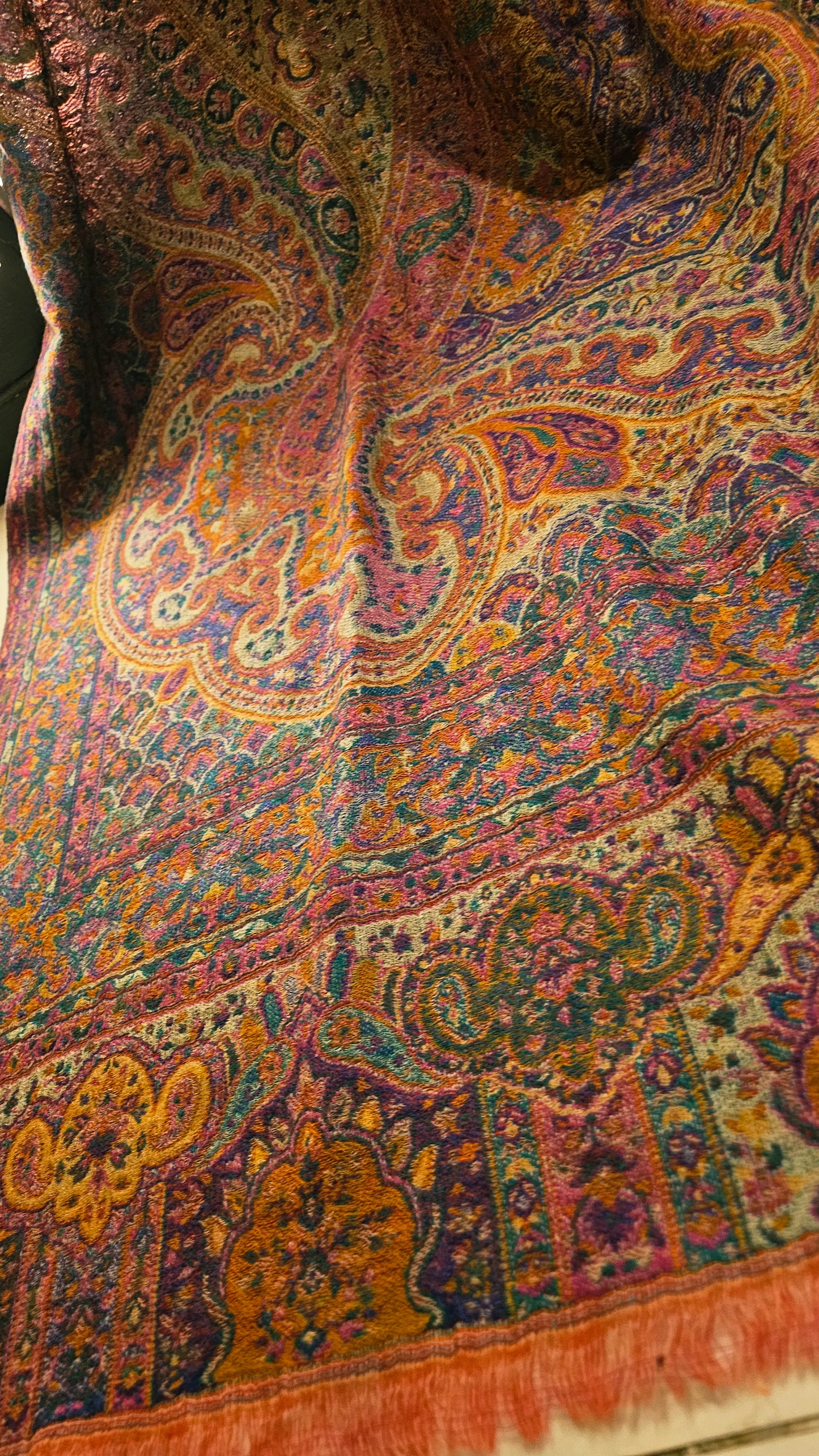 Reversible Persian kaani: Pashmina